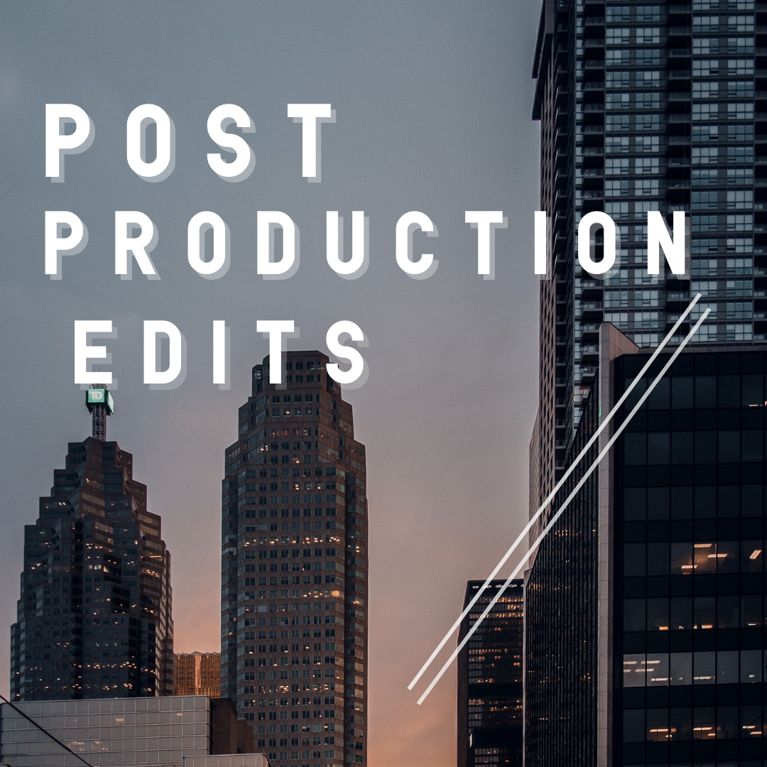 Photography Post Production - Edits