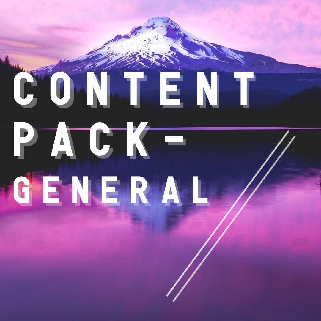 Graphic Design - Social Media Content pack